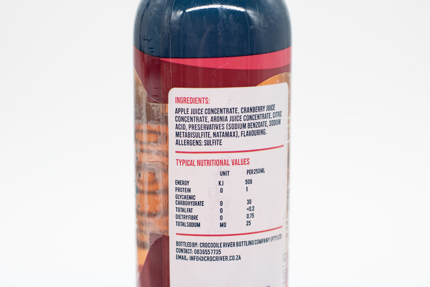 CROC Sparkling Fruit Juice: Sparkling Cranberry 500ml 12x2(24) Case